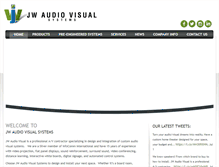 Tablet Screenshot of jwaudiovisual.com